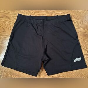 Lifetime black bike shorts size large
